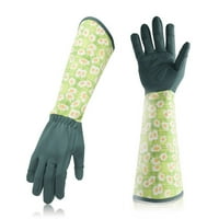 Duge vrtlarske rukavice za žene, ruke lakta zaštitni, vrtni ručni rukavi s dodatnim dugim podlaktičnim zaštitom vrtnih rukavica, bijelo, F117201