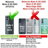 Vibecover tanak futrola kompatibilna za Motorola Moto G 5G, ukupna zaštitna zaštita za zaštitu od TPU-a,