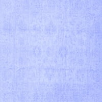 Ahgly Company Zatvoreni pravokutnik orijentalne plave tradicionalne prostirke, 8 '10'