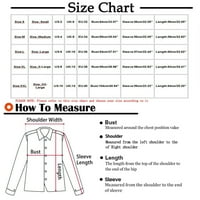 Scyooekwg Womens Cardigani Lagani modni gumbi Dugi rukav Ležerni salirani kratki kaput Cardigan bluza