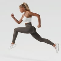 Corashan ženske visoke struke joge hlače Brze sušenje fitness tajice Tummy Control Workout pokreće joge