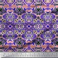 Soimoi Rayon tkanina cvjetna i paisley dekorativna otisnuta ploča od dvorišta široka