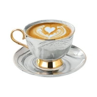 250ml 250ml mermerna keramička espresso šalica za kafu i tanjur set za čaj za čaj mlečna šolja