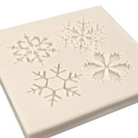 Oblici snežni sapun Fondant Cake Chocolate svijeća s svijeća nakit čineći vjenčane ukrase izrađujući