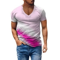 Petort tenk vrhovi muškarci Essentials Muška tehnička majica kratkih rukava Pink, XL