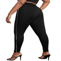 Niveer žene prevelike gamaše visoko struk plus veličina joga hlače Tummy Control jeggings rastezanje pantalona Bešavna vježba za vježbanje STYLE-C 6XL