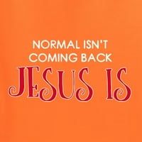 Normalno ISN, Isus se vraćaju Isus je inspirativni kršćanski muški grafički tenk, narandžasti, xx-veliki