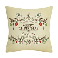 Heiheiup božićni posteljina zagrljaj jastučnicu Bo santa jastuk na kauč kauč jastuk kauč kauč na kauč svile satenski jastučnica za kosu i kožu