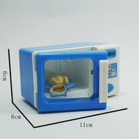 Mikrovalna pećnica igračka sa laganom kuhinjom simulacijska uloga igra kuhanje igračke za djecu Dječji mališani božićni poklon boja nasumično