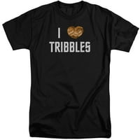 Star Trek - I Heart Tribbles - visoka fit majica kratkih rukava - X-velika