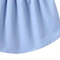 Suknje za žene ispod 10 dolara, slojeviti tire s visokim ispisa Extender Extender Polov klizanje plus veličina suknje Fringe suknja plava 6