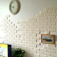 23.6 x23.6 uklonjiva vodootporna 3D zidna zidna zidna zida, samoljepljive zidne naljepnice ukras za spavaće sobe