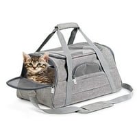 Woobling torbe za kućne ljubimce Mekano obostrani nosač pasa Airlines odobren prozračivo MESH CAT nosači