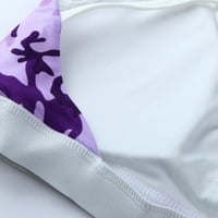 Sportski grudnjaci za žene Strap Yoga nazad Bras Sport Žene Donje rublje Moda Donje rublje ljubičasto + XL