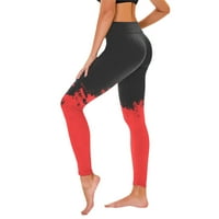 Oieyuz ženske joge hlače visoke elastične struke trčanja Trčevisti hlače trendi blokiranje boja