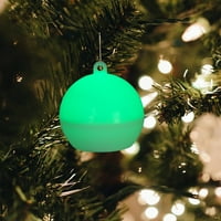 AirPow božićni ukrasi Božićne ukrase božićno drvce LED šarene viseće kuglice Božić viseće kuglice božićni
