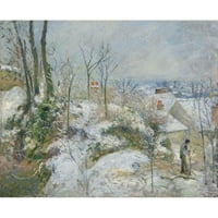 Camille PISSARRO Black Ornate uokviren dvostruki matted muzej umjetnički print pod nazivom: zec Warren