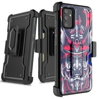 Kartica Holster Shickstand Telefonska futrola Kompatibilna sa Samsung Galaxy A 5G - Crveni Shogun