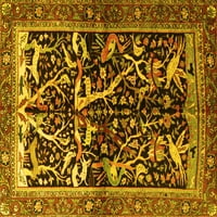 Ahgly Company Machine Persible Pravokutnik Perzijski žuti Tradicionalni predio, 2 '4 '