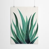 Americanflat pustinjska agava modernim tropskim posterom Art Print