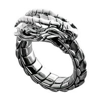 Prstenovi za žene zmajski prsten, legendarni prsten, nidhogg prsten, dijamantski prsten, poklon prsten,