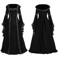 FNOCHY MAXI haljine za žene Ljetna haljina za uklanjanje renesansne haljine Srednjovjekovni festivalski
