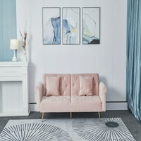 Sportaza [New + Video] Ružičasta kauč na kauč na kauču sa jastukom i klizanjem
