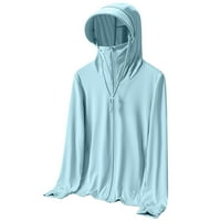 Fitoronska kišna jakna za ženske kapuljače Ležerne dukseve Sport Slim Fit Vjetrootporna anorakska krema