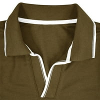 Muške košulje s dugim rukavima Ležerne prilike savremene ovratnike V-izrez Henley majice Pamučna plaža
