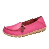 Ležerne cipele za žene modne žene prozračne čipke cipele stane casual cipele ženske casual cipele PU ružičasto 37