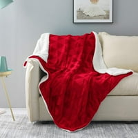 Exclusivo Mezcla Blake s velikim bacama, reverzibilna brušena Flannel Fleece za posteljinu, 50 70