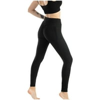 Vježbe za žene za žene visoke struk temmske temme joge hlače sa džepovima Stretch atletski trkački tajice dame odjeću