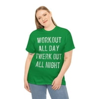 Vježbajte cijeli dan Retro unise Grafička majica