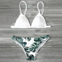 RUZIYOOG kupaći kupališta špagete remen Print Women Bikini Slatki kupaći kostimi za teen djevojke