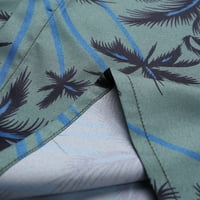 Muška ljetna modna majica za slobodno vrijeme uz more havajska majica Havajska majica kratkih rukava Casual top bluza Nema gradskih majica