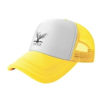 CEPTEN MENS & WOMENS Street Stil sa Zyzz logo Podesivi kamiondžija Mersh šešir žute