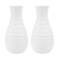 Moderna nordijska kućna vaza kreativna jednostavna plastična vaza jednostavan dekor bijeli