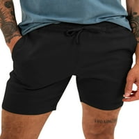 Muške kratke hlače Elastična struka Solidna boja Ljetne hlače Muškarci Klasični mini pantaloni Kuća