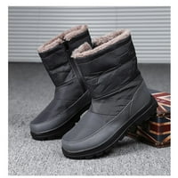 Anuirheih zimske čizme Muške i žene cipele cipele snijeg cipele ravne casual kratke čizme plus veličina