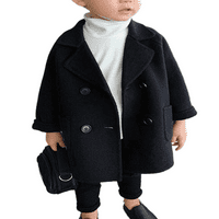 Lazybaby Toddler Kids Baby Boys Girls Overcoat zimski kaput kaput jakna topla odjeća