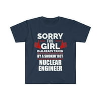 Djevojka već snimljena vrući nuklearni inženjer srodna srodna majica s-3xl