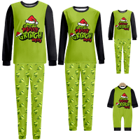 Podudarni parovi Pajamas pamuk Božić PJ's Xmas Christmas Pijamas Set veličine 110-170 xxs-8xl