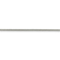 Ogrlica od lanaca uže od dijamantske konopce u srebru sterlinga