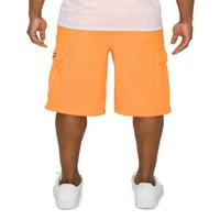 Viktoriozni muški teški runo Tereno kratke hlače protiv - Neon narančasta - 2x-velika