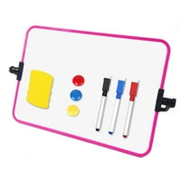 Dvostrana magnetska ploča sa nosačem, olovkama i gumicom - idealno za bilješku, obavijest, poruku i