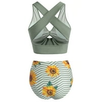 Forestyashe bikinis za ženske kupaći kostim podstavljenim push up kupaći kostimi kupaći kostimi i kupaći kostimi Bikini Set Women Bandeau