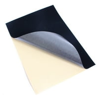 Crno Felt tkaninski ljepljivi listovi višenamjenski baršunasti list ljepljiv ljepilo na stranu crne veličine