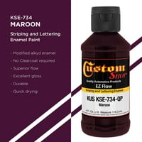 Custom Shop Maroon - EZ-protok String & Letter emajl, Pint