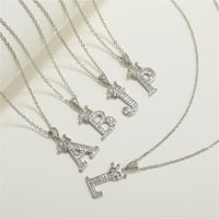 Jiaroswwei privjesak ogrlica kruna nakit za ljepša kubni cirkonijski choker ogrlica za rođendanski poklon