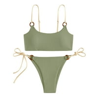 Ženski remen za set bikinija Bikini Bakini kupaći kostim za žene tiskane dvodijelne kupaće kostime za